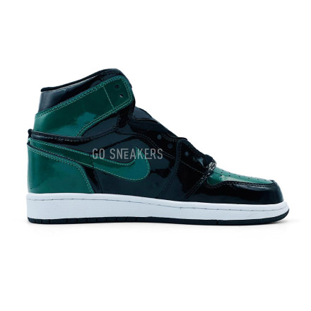 Унисекс кроссовки Nike Air Jordan Leather Black/Green