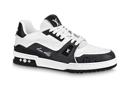 Мужские кроссовки Louis Vuitton Trainer #54 Black White
