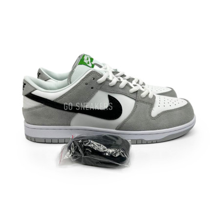 Мужские кроссовки Nike Sb Dunk Man Suede Grey/White