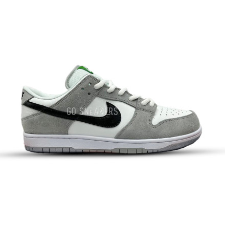 Мужские кроссовки Nike Sb Dunk Man Suede Grey/White