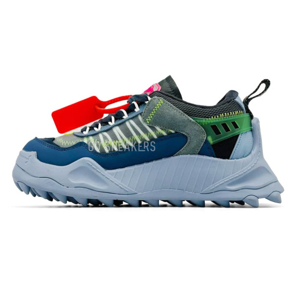 Мужские кроссовки Off-White ODSY-1000 Man Navy/Yellow