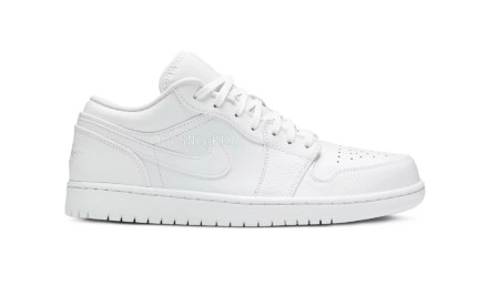 Унисекс кроссовки Nike Air Jordan 1 Low White Pure Platinum