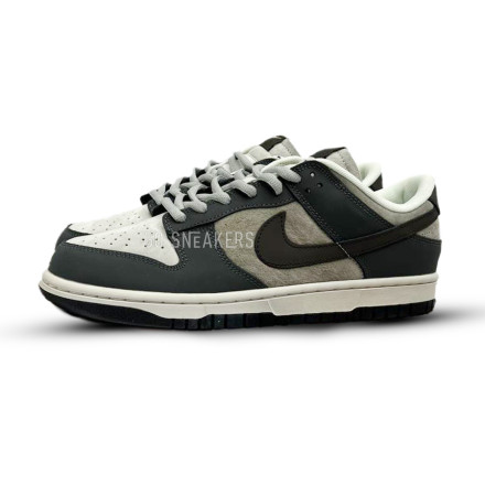 Мужские кроссовки Nike Sb Dunk Man Suede Black Grey