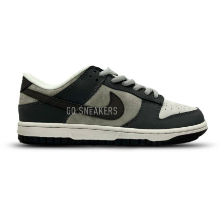 Мужские кроссовки Nike Sb Dunk Man Suede Black Grey