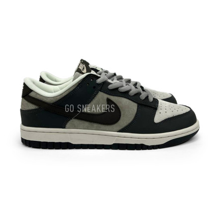 Мужские кроссовки Nike Sb Dunk Man Suede Black Grey