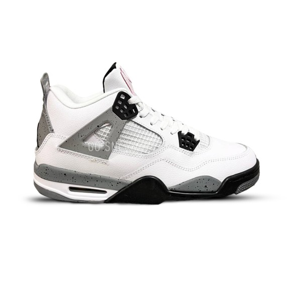 Унисекс зимние кроссовки Nike Air Jordan 4 Retro Winter White/Grey Oreo