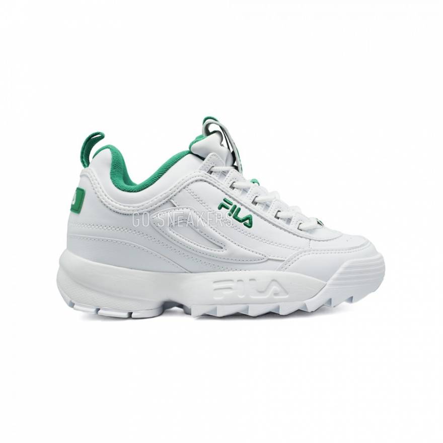 Fila shoes white green top