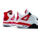Унисекс кроссовки Nike Air Jordan Retro 4 White/Red
