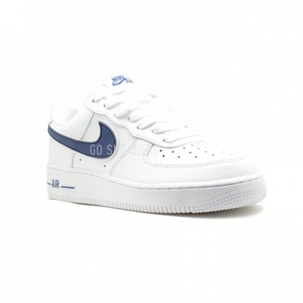 Женские кроссовки Nike Air Force AF-1 Low White-Navy