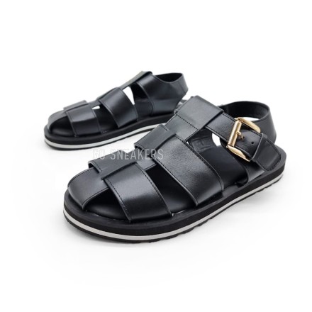 Мужские сандалии Dior Sandals Leather Black
