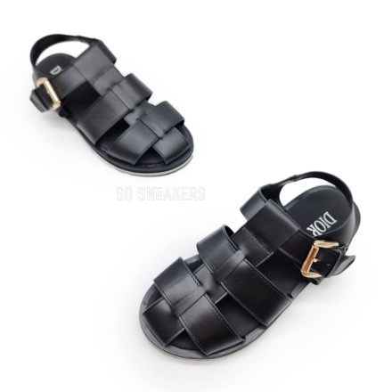 Мужские сандалии Dior Sandals Leather Black