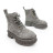 Женские ботинки SMFK High Boots Suede Grey