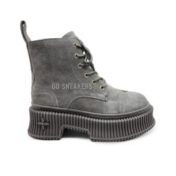 SMFK High Boots Suede Grey