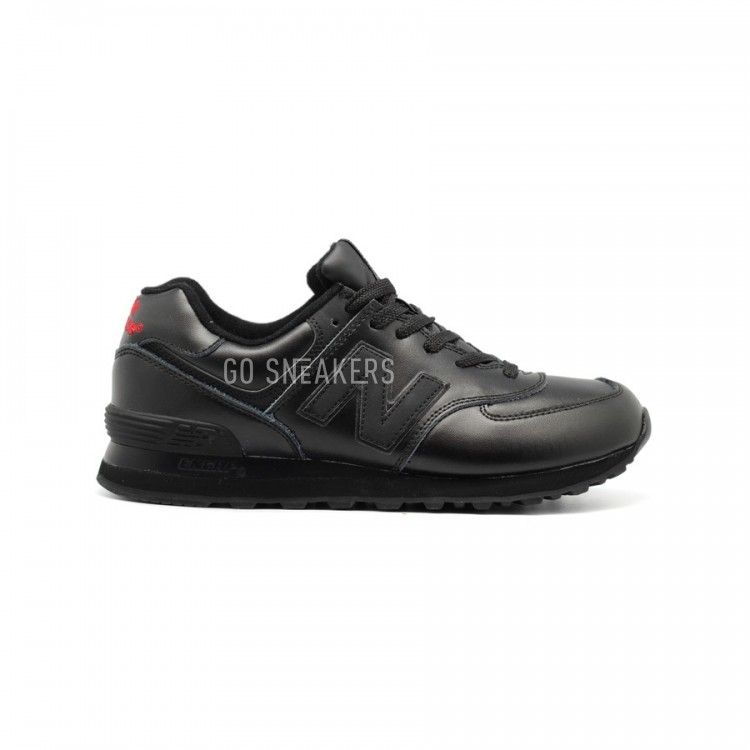 New Balance 574 Leather Black red 6 490 New Balance