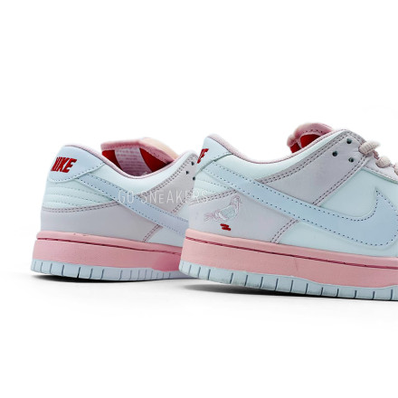 Унисекс кроссовки Nike Sb Dunk Low White Light/Pink