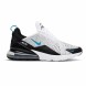Унисекс кроссовки Nike Air Max 270 Black White Turquoise