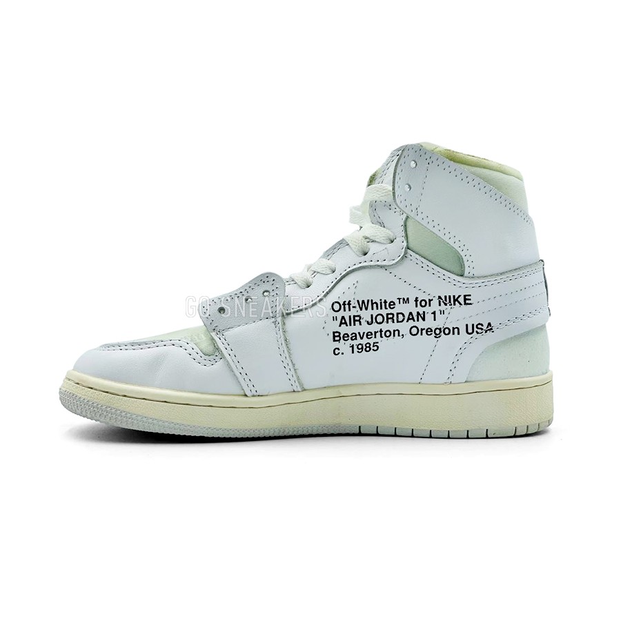 Nike air jordan 1 off white bianche top