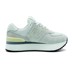 New Balance 574 Suede White