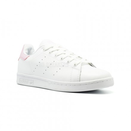 Женские кроссовки Adidas Stan Smith White-Pink