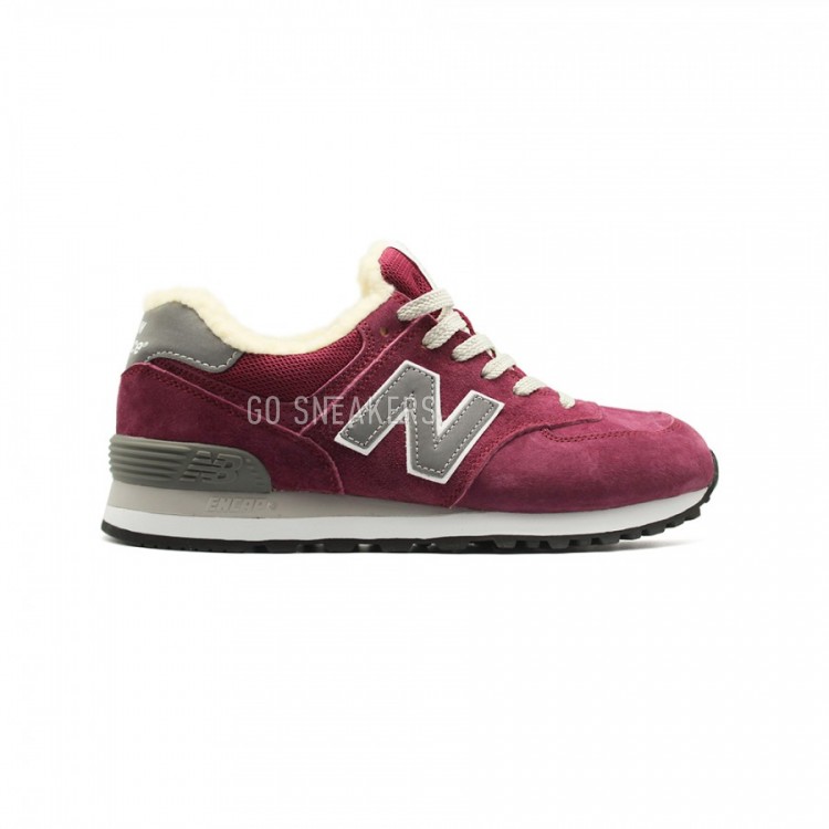 New balance 574 bordeaux porté clearance