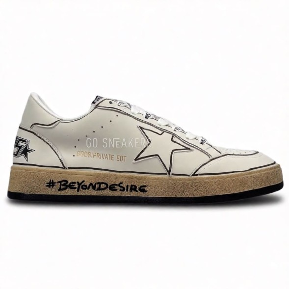 Мужские кеды Golden Goose Ballstar White #Beyondesire