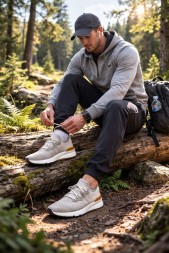 Brunello Cucinelli Textile Run Grey