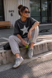 Golden Goose Superstar Glitter Grey