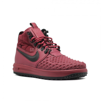 Nike Lunar Force 1 DUCKBOOT Black Burgundy