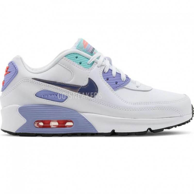Nike Air Max 90 SE 2 GS White Dark Purple Dust