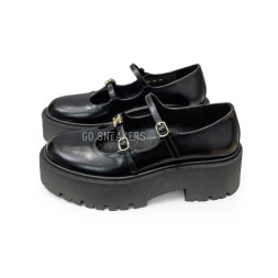 Celine Loafers Leather Black