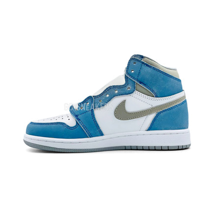 Унисекс кроссовки Nike Air Jordan 1 Retro High White/Blue