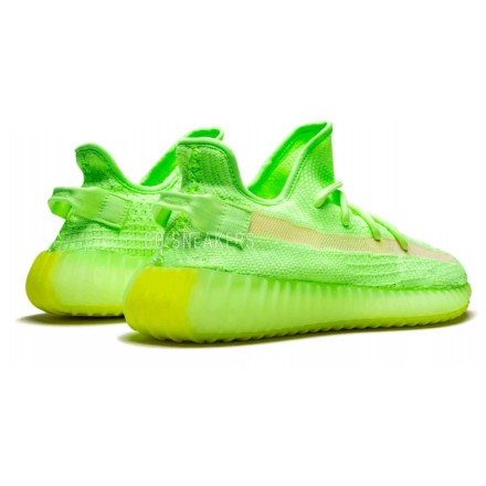 Унисекс кроссовки Adidas Yeezy Boost 350 V2 Glow