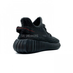 Детские кроссовки Adidas Yeezy Boost 350 v2 Reflective - Black