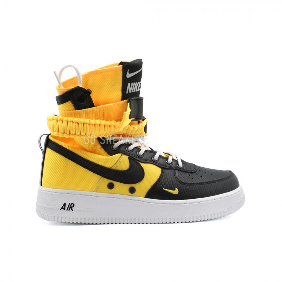 nike sf af1 black and yellow