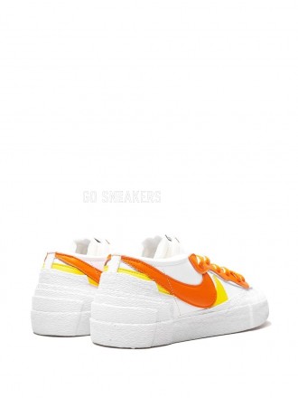 Унисекс кроссовки Nike Blazer Low sacai White Magma Orange