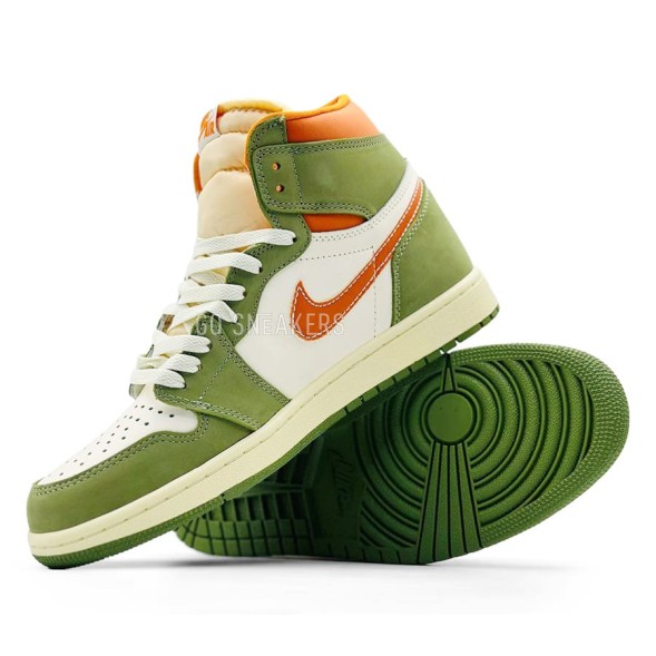 Унисекс кроссовки Nike Air Jordan 1 High Craft Celadon