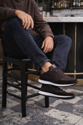 Dolce&amp;Gabbana Suede Sneakers Brown