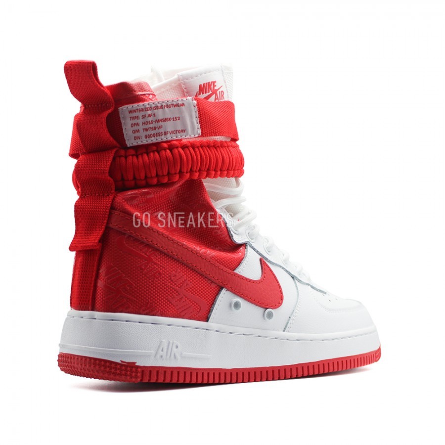 sf air force 1 high white university red
