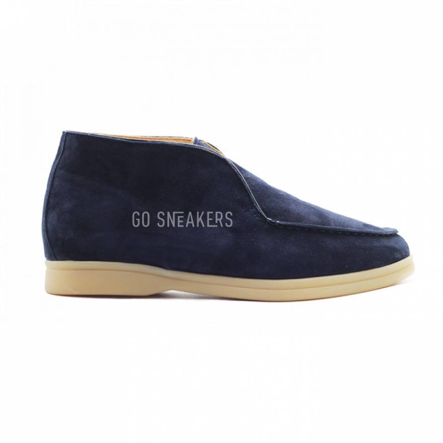 Ботинки Loro Piana Open Walk Navy Suede купить за 15 990 руб. в Москве